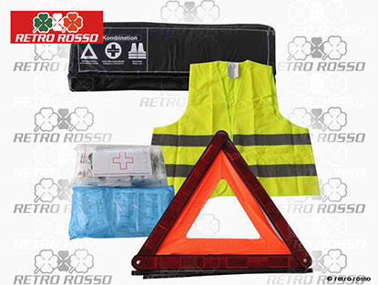 Kit de premier de secours avec triange et gilet