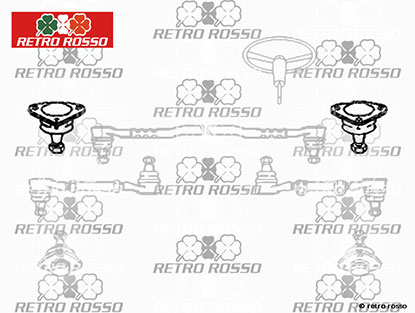 Rotule triangle supérieure Lancia Fulvia 2. Serie