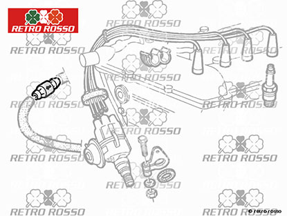 Valve dépression allumeur AR Spider / Alfa 75 / Alfa 33