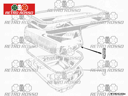 Joint profil T carter huile 1300 - 2000cc 105 / 115