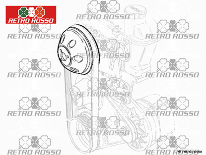 Poulie pour pompe dir. Spider IE 90 - 93