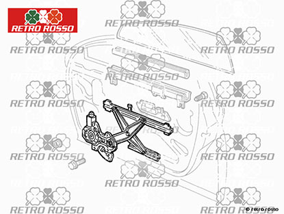 Mécanisme lève-vitre Alfa 166 avant droit
