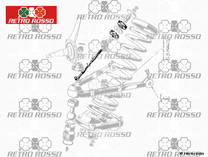 Câble arrêt train avant 750 / 101 Giulietta