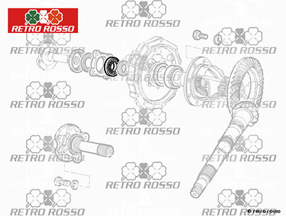 Roulement diff. + arbre primaire 75 / GTV6 / ES30 SZ/RZ