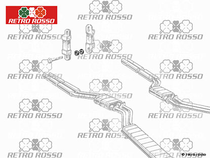 Rondelle pour  marmitte Ferrari etc. 4mm