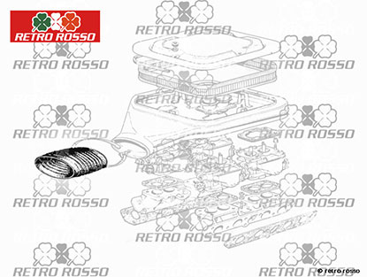 Durit admission filtre à air Ferrari 308 / 328 / 512BBi