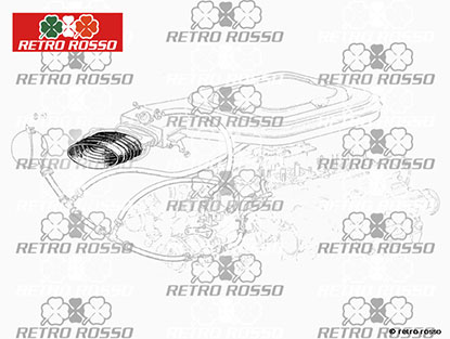 Durit admission filtre à air Ferrari 308 / 328 / 512BBi