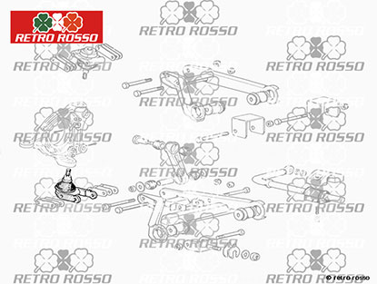 Rotule pivot direction bas 275 / 330 / 365 / 246 / 308 / 328