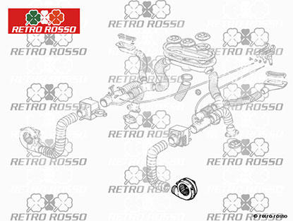 Moteur pour ventilateur de chauferette Ferrari gauche