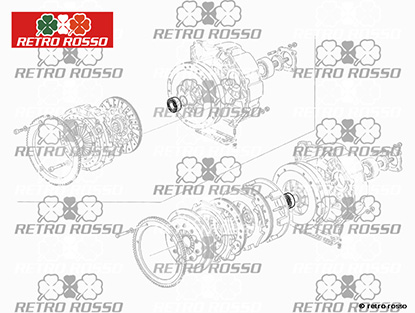 Roulement embrayage Ferrari Mondial 3.4T + 348  