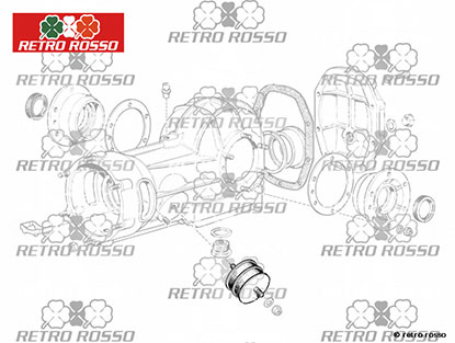 Suspensiondroite / gauche Ferrari 86mm