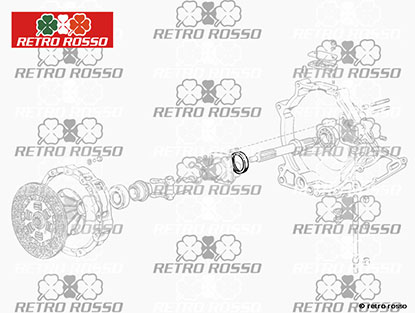 Joint spi arbre embrayage / carter distribution Ferrari