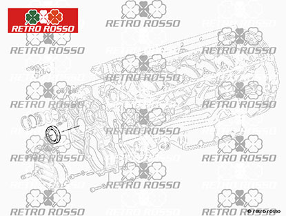 Joint spi arbre embrayage / carter distribution Ferrari