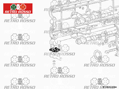 Joint couvre-culasse petit Ferrari 512 BB / 512 BBi