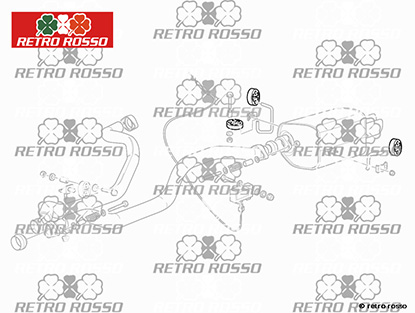 Support échappement Ferrari 456 / 550 / 575