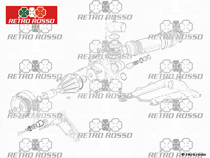 Poulie de renvoi poly-V Ferrari 360 Stradale / Challenge