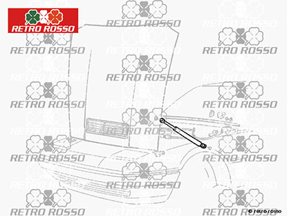 Amortisseur télescopique bonnet avant 365GTC/400/412