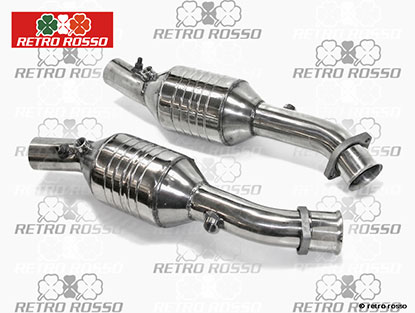 ANSA jeu (2) catalyseurs INOX Ferrari 360 Modena Spider