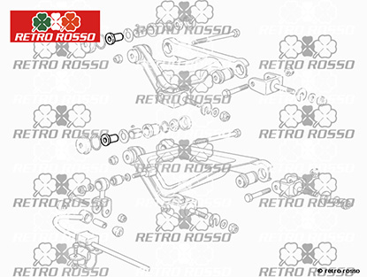 Silent-bloc balancier arr. Ferrari Dino 1.S. / 275 / 330 / 365