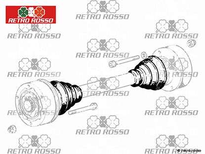 Soufflet demi-arbre (int. / ext.)  Ferrari 308 / 328 / 512