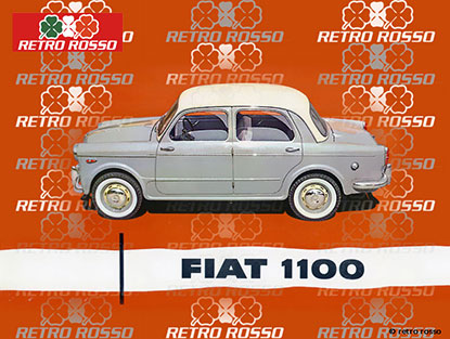 Jeu (2) clignotants latéral Fiat 1100 Altissimo