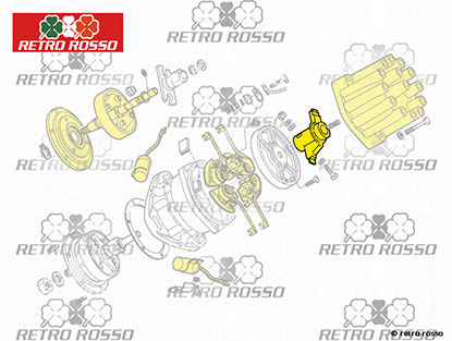 Rotor distributeur Ferrari 365 GTC/4 + Lamborghini