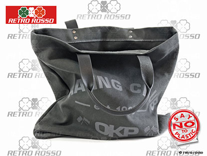 Shopper bag OKP Racing Club army green washed