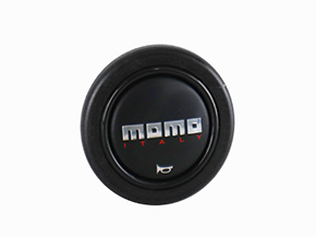 Bouton de klaxon avec logo MOMO noir