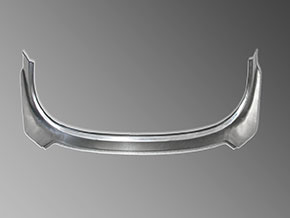 Tôle baie lunette arrière aluminium GTA