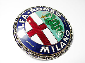 Emblème Milano émail 55mm