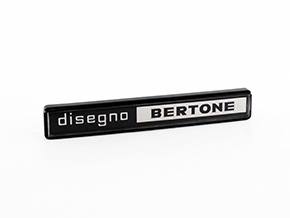 Emblème Disegno di Bertone 120x18mm  208 / 308 GT