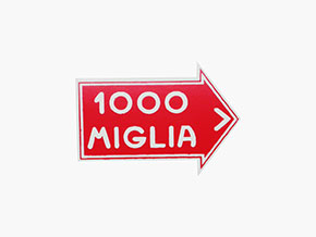 Autocollant Mille Miglia 4cm