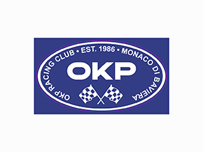 Autocollant OKP Racing Club ovale (10 x 5,5cm)