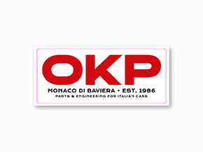 Autocollant OKP Logo (11 x 4,6 cm)