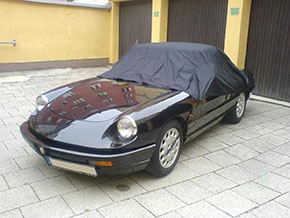 Demi-garage Deluxe Alfa Spider avec sac