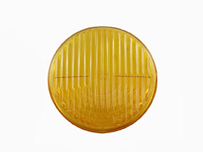 Cabochon phares antibrouillard jaune Maserati 125mm