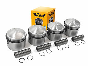 Jeu (4) pistons1300cc 74mm original